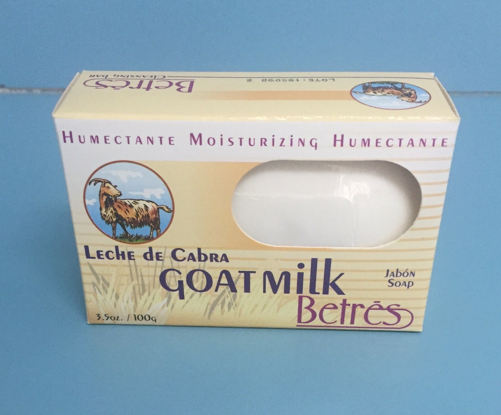 Betres Goat Milk Cleansing Bar Soap, 3.5 oz