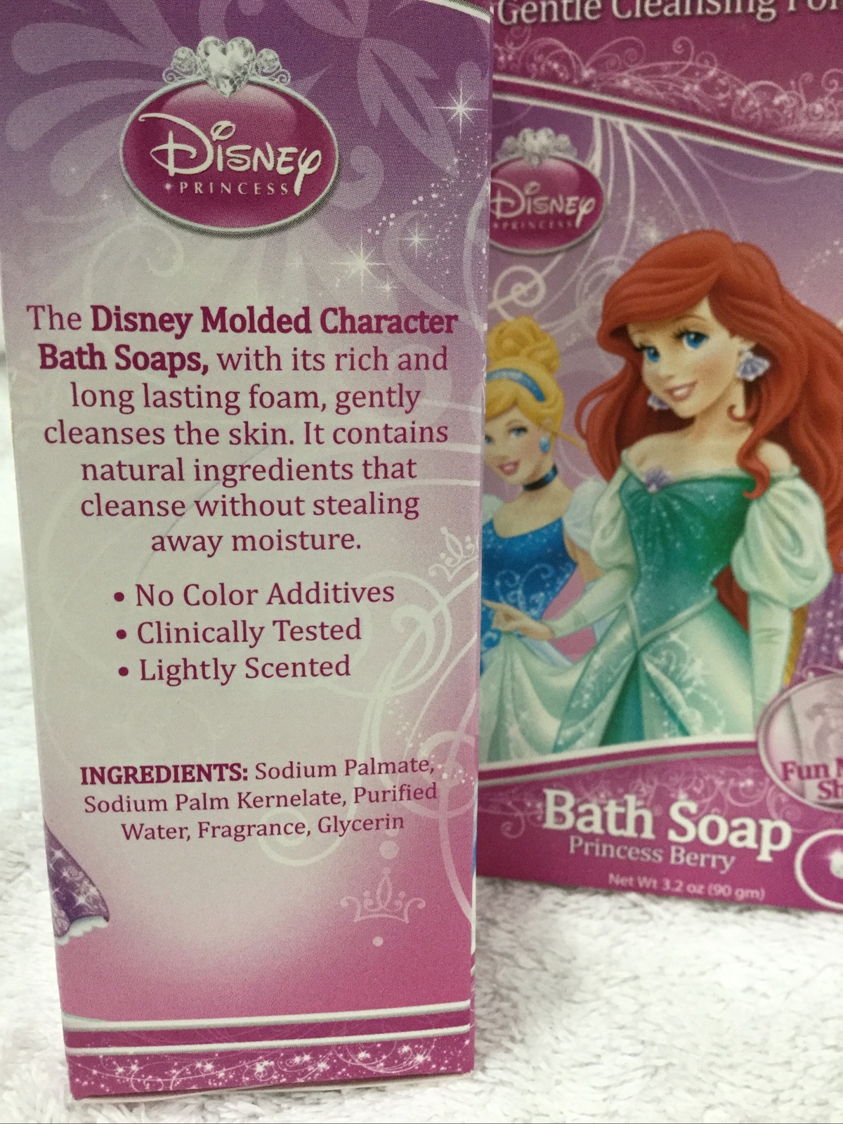 Disney THE LITTLE MERMAID Bar Soap Princess Berry Scented Shaped Made In USA
