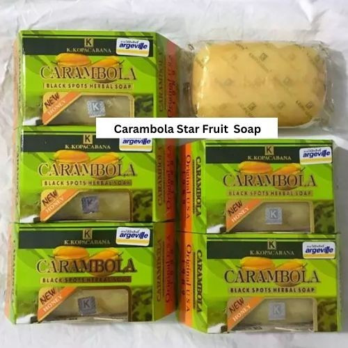 5 x Carambola Honey Star Fruit Soap Face & Body Bar 120g