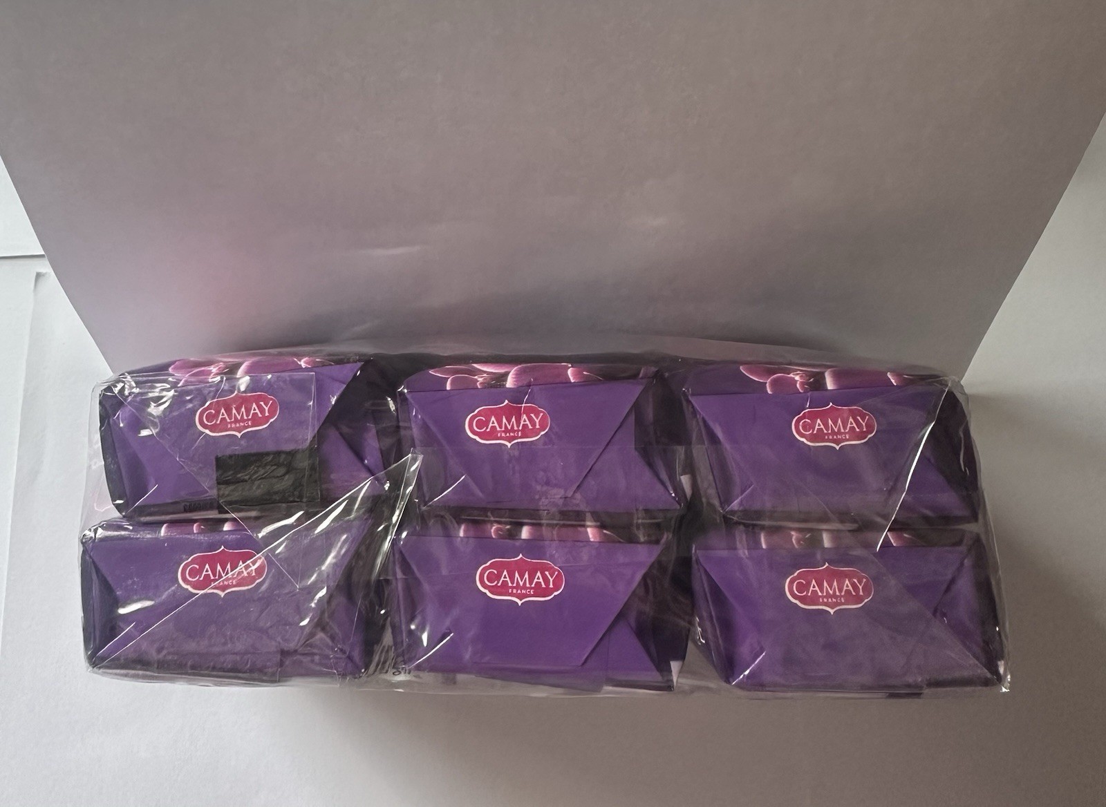 Camay France Beauty Bar Soap MAGIQUE Lot of 6 Unilever Vintage