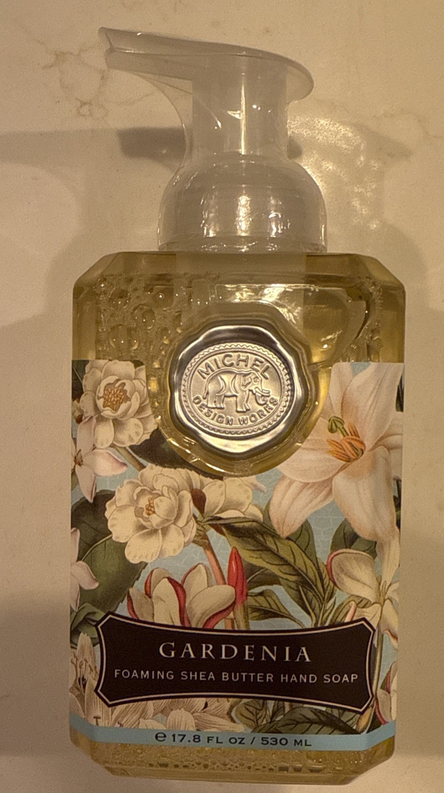 SHEA BUTTER FOAMING HAND SOAP Gardenia Michel Design Works 17.8 Oz