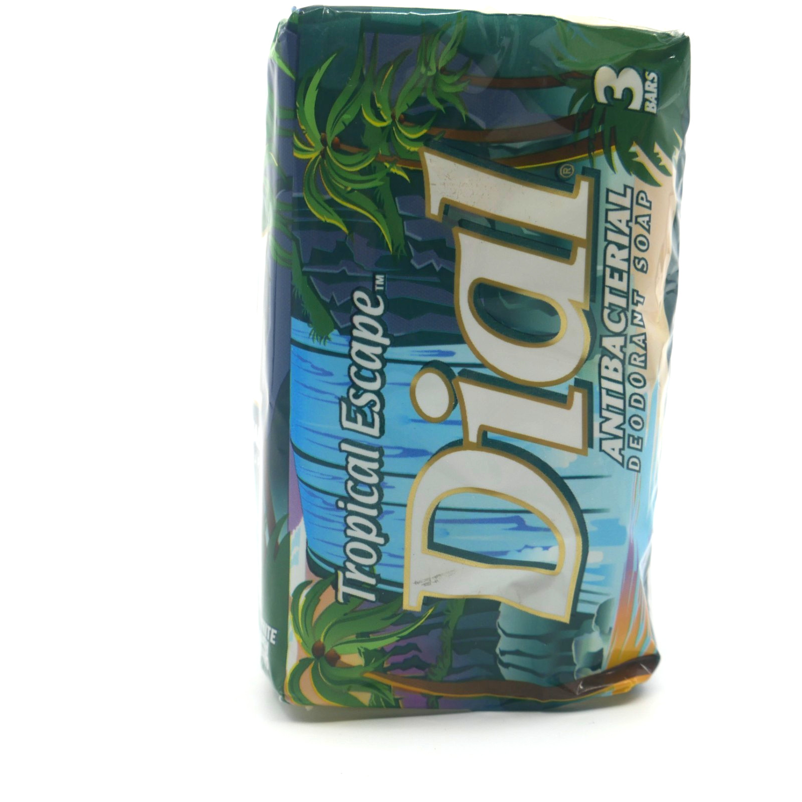Dial Tropical Escape Antibacterial Soap 2 Bars AS SHOWN Vintage