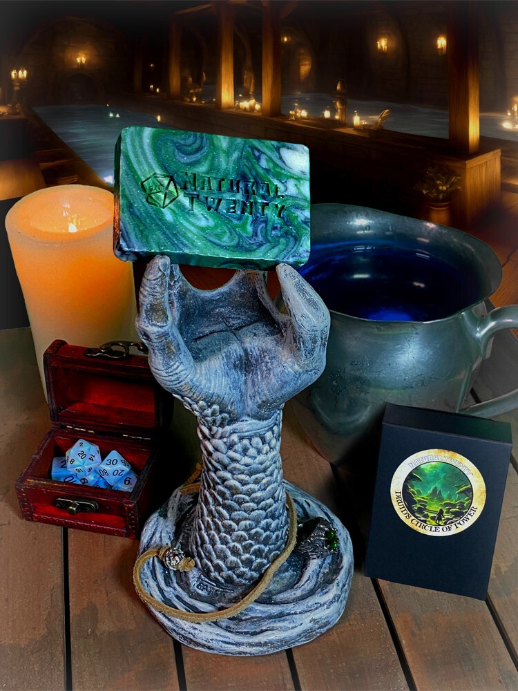 Natural Twenty Dungeons & Dragons Gamer Soap – Quest 6 Bar Druid’s Power Circle
