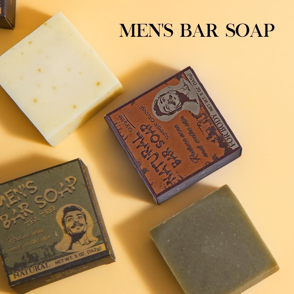 Eco-Friendly 5oz Orange Soap Bar – Nourishing & Exfoliating for Sensitive Skin