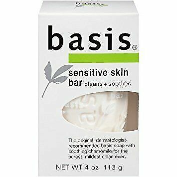 Basis SENSITIVE Skin Bar Cleanse + Soothe 4oz Bar ( 2 pack )