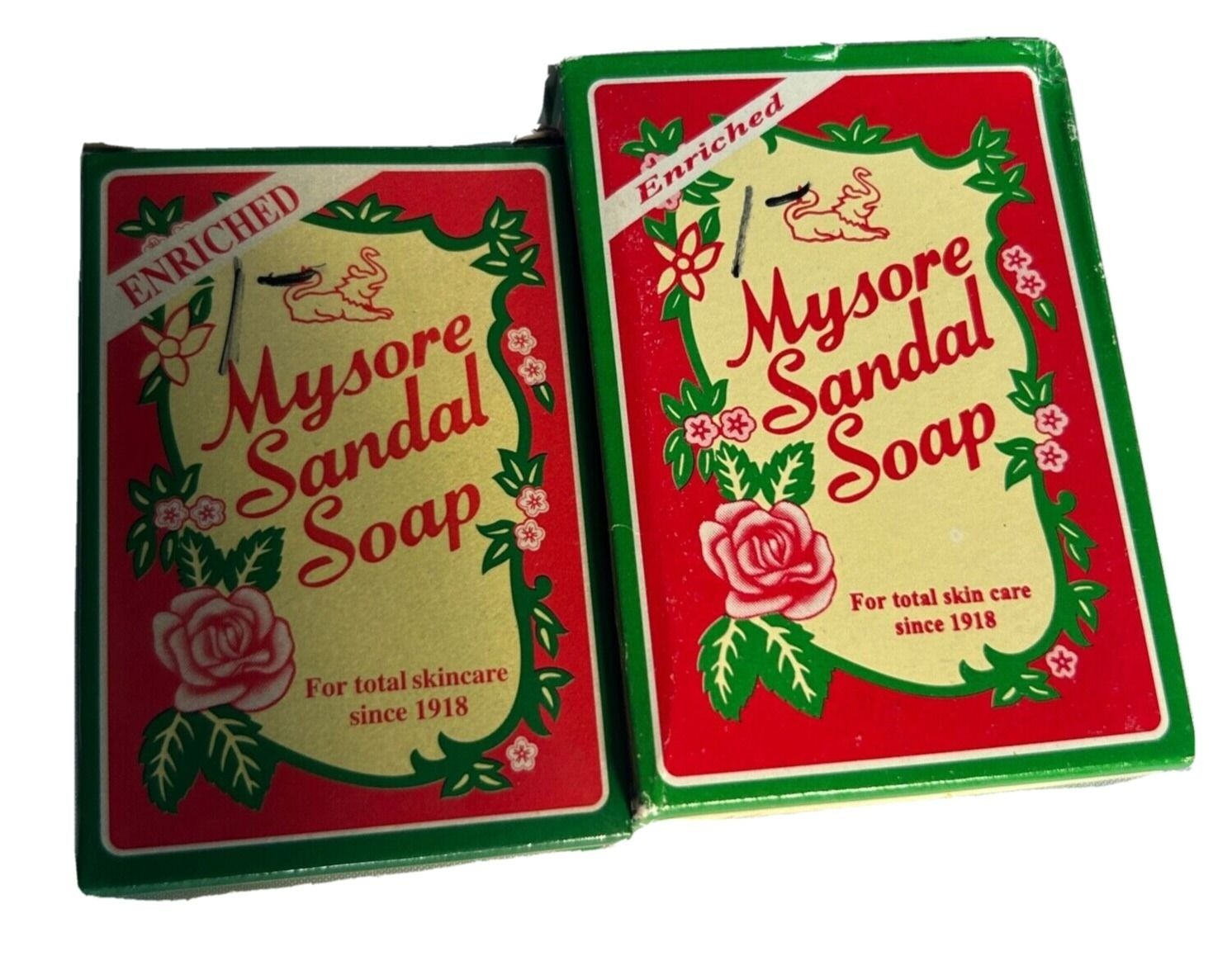 Mysore Sandal Sandalwood Soap Bars Vintage Original Packaging 75g & 125g – NEW