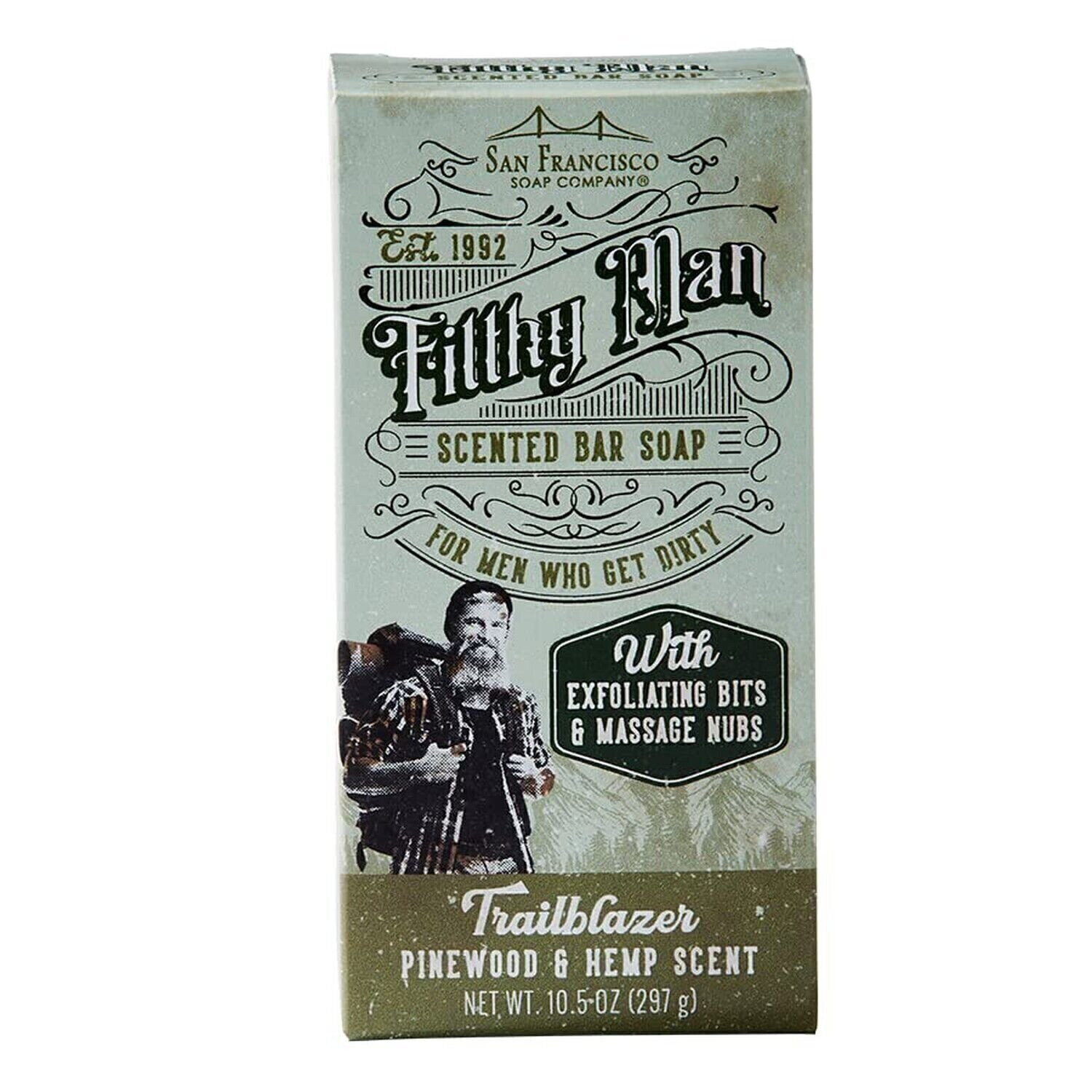 San Francisco Soap Company Filthy Man Scented Bar Soap (Trailblazer Pinewood …