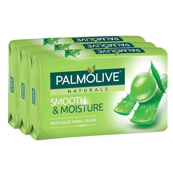 PALMOLIVE SOAP 3 BAR SMOOTH & MOISTURE (GREEN) 80gr