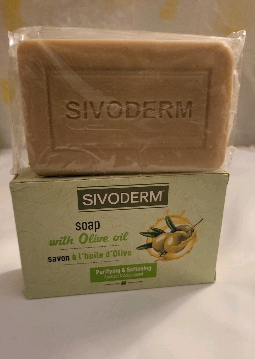 1×SIVODERM SOAPFace Body PurifyingSofteness w Olive Oil 230g 8.11oz