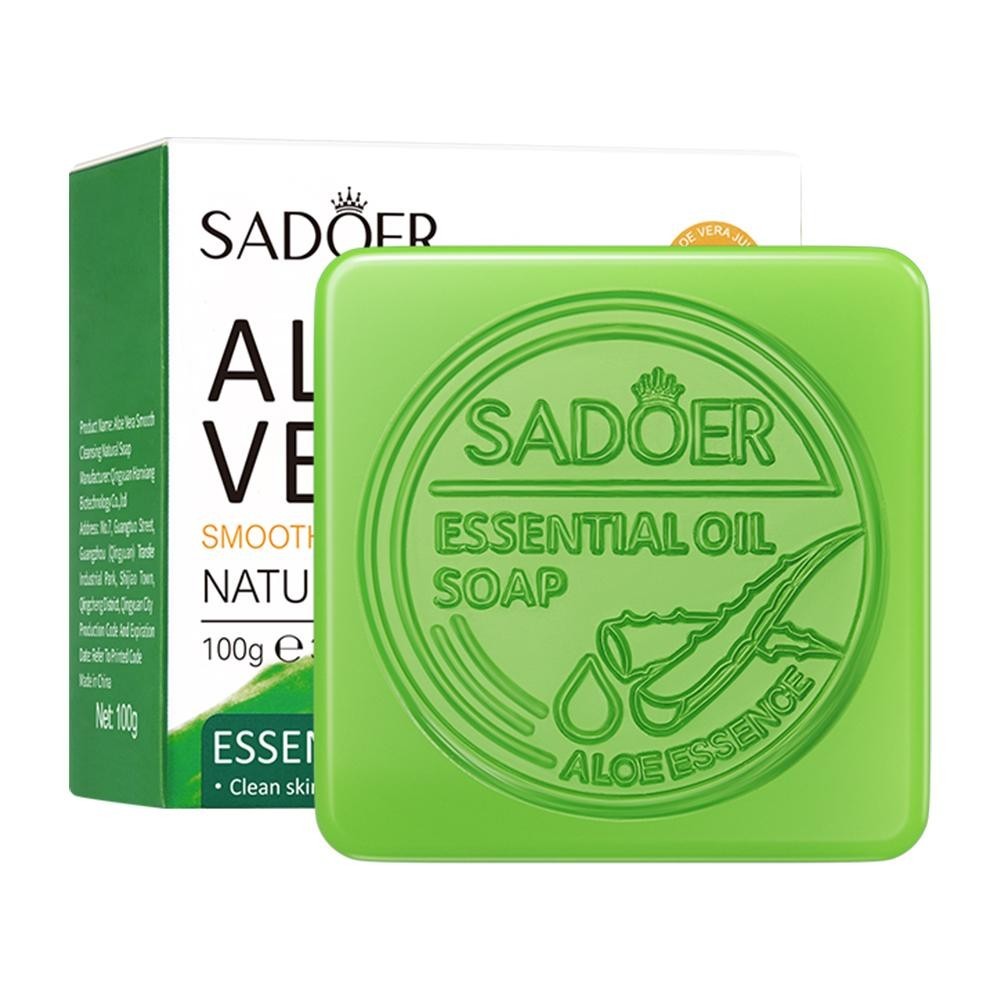 Premium Soap SADOER Natural Aloe Vera Smooth Cleansing 100g – Distillates Pla…