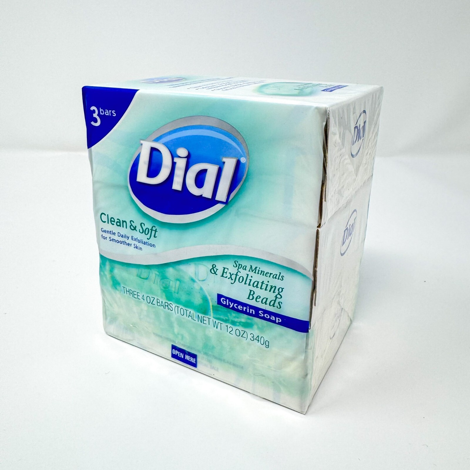 3 Pack Dial Clean & Soft Aloe Antibacterial Deodorant Bar Soap 4 Oz. Each