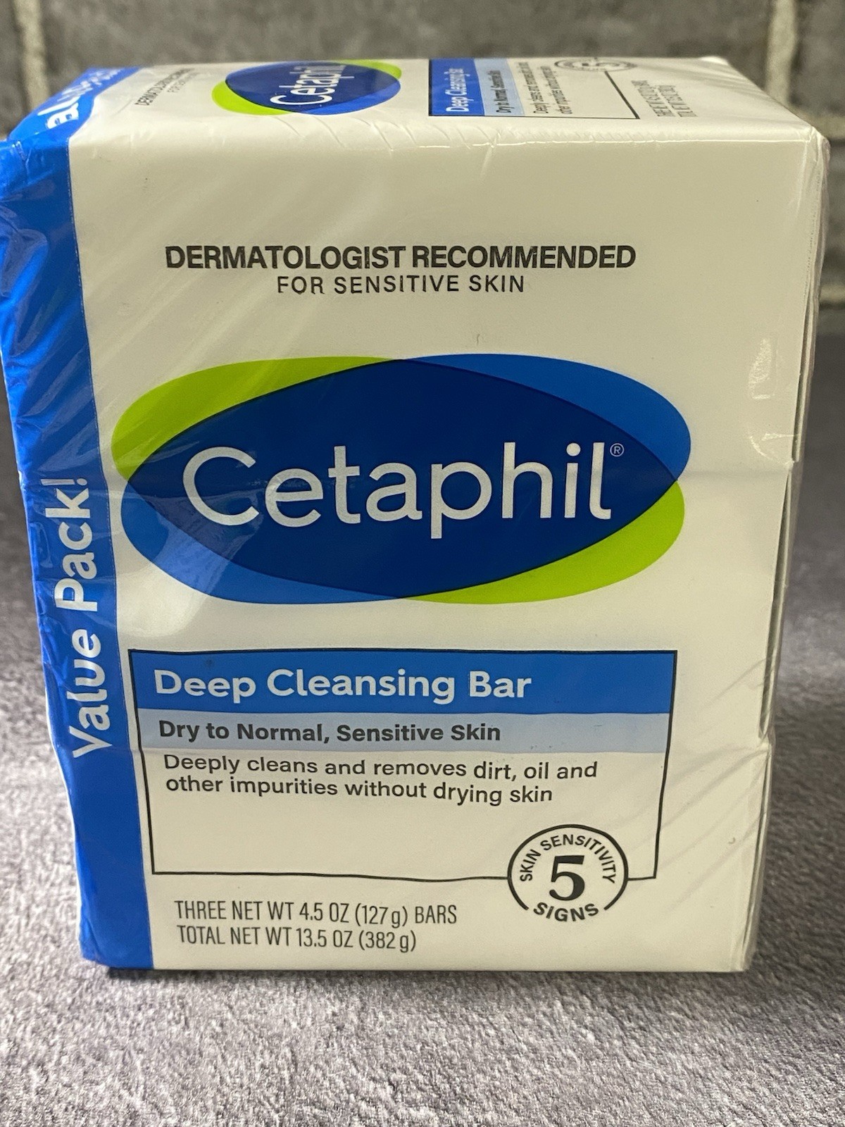 Cetaphil Deep Cleansing Bar – 3 Pack