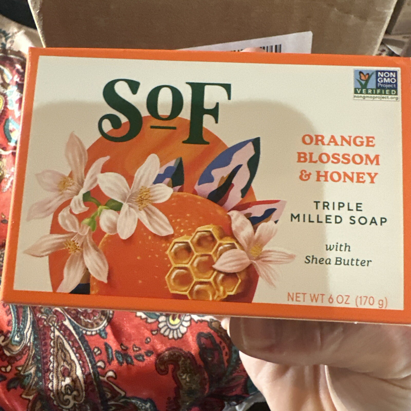 LOT OF 6 South Of France Shea Butter Bar Soap SoF Triple Milled 1.7 oz Exp 2029