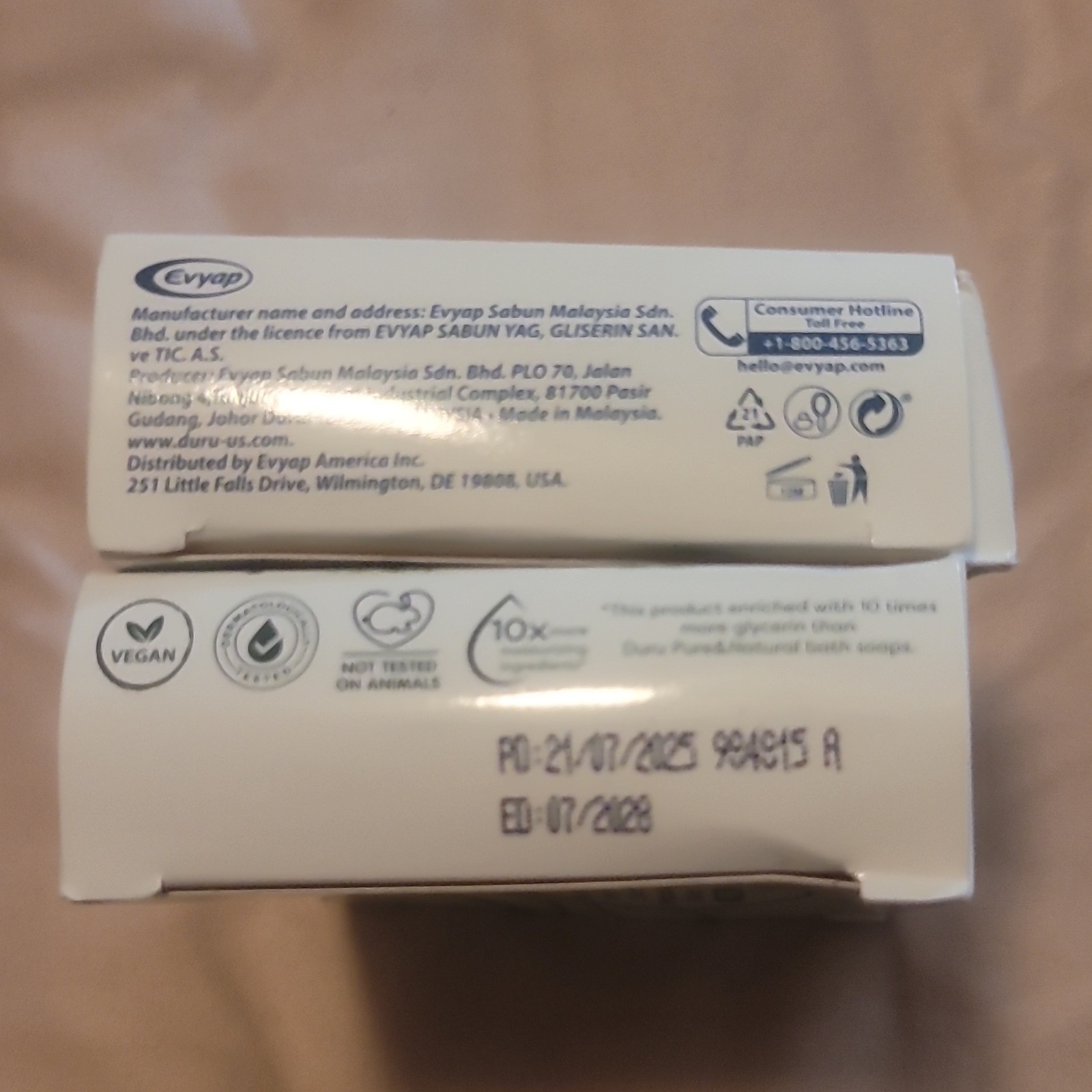 Duru Hydro Pure Micellar Aloe Vera Moisturizing Bar Soap Paraben-Free 3.75 oz