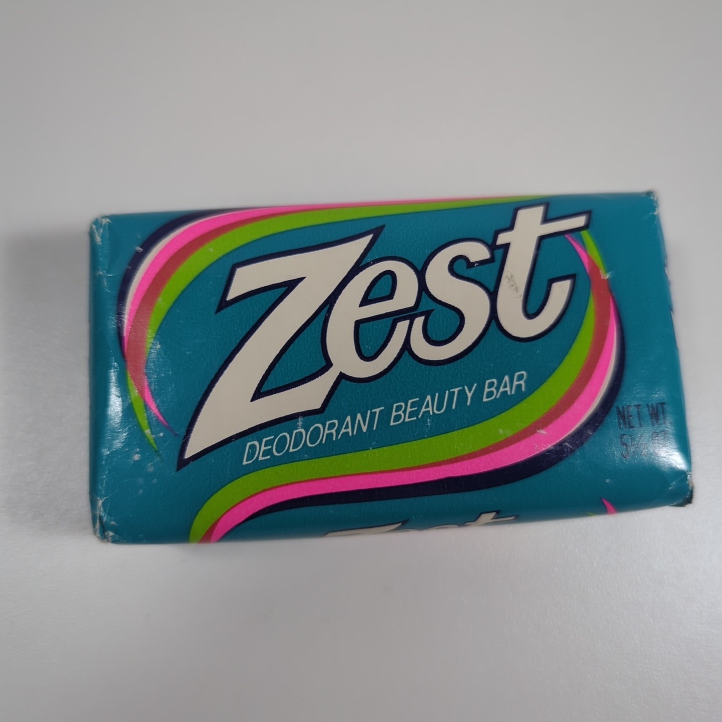 Vtg Zest Deodorant Bar Soap 5 1/2 Oz Sealed Flaw Prop 80s? USA