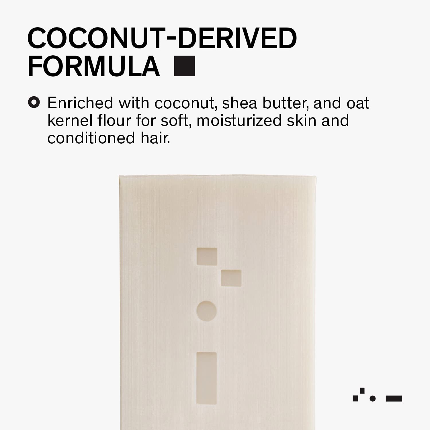 Body & Hair All-In-One Soap Bar – Tonka Bean & Lemon, 7 oz – Coconut, Shea Bu…
