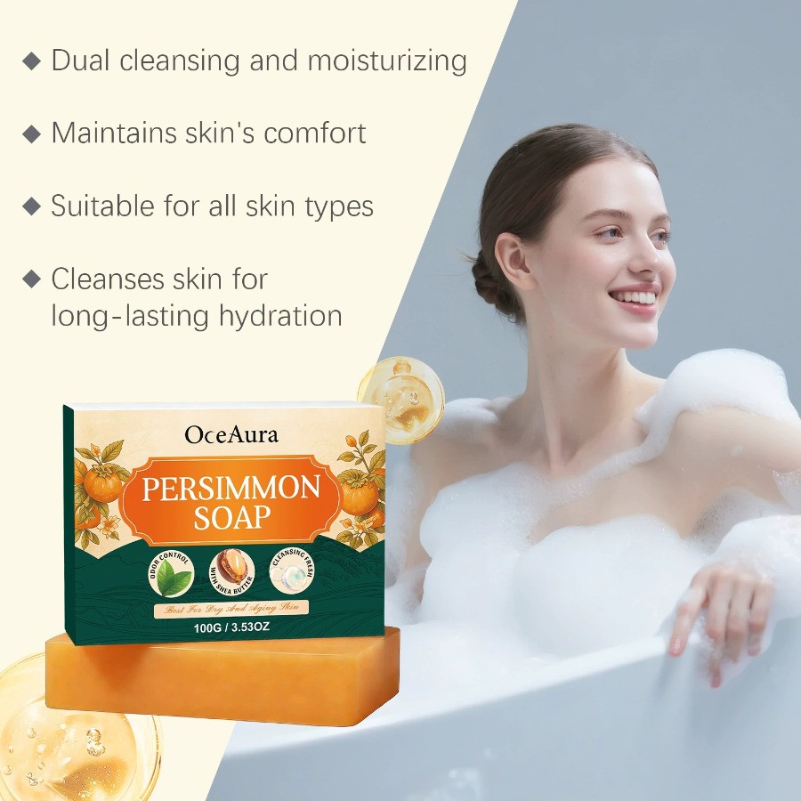 Japanese Deodorizing Persimmon Soap People Smell Odor Control for Men & Women