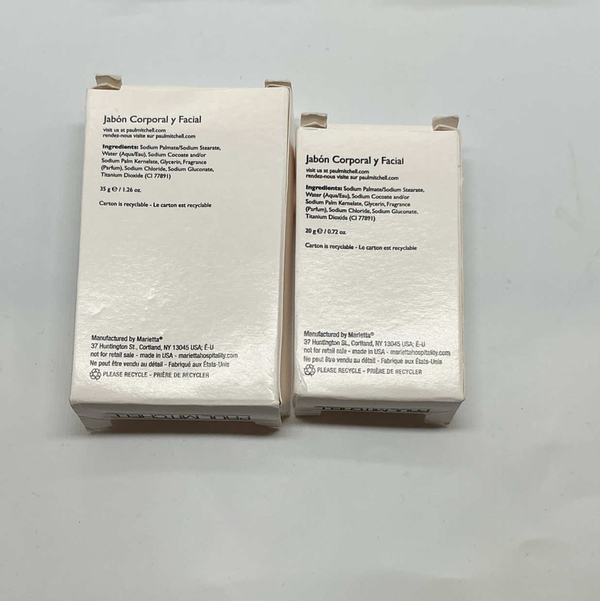 14 Pack ~ PAUL Mitchell Refreshing Citrus Face & Body Bar Soap .72oz and 1.26 oz