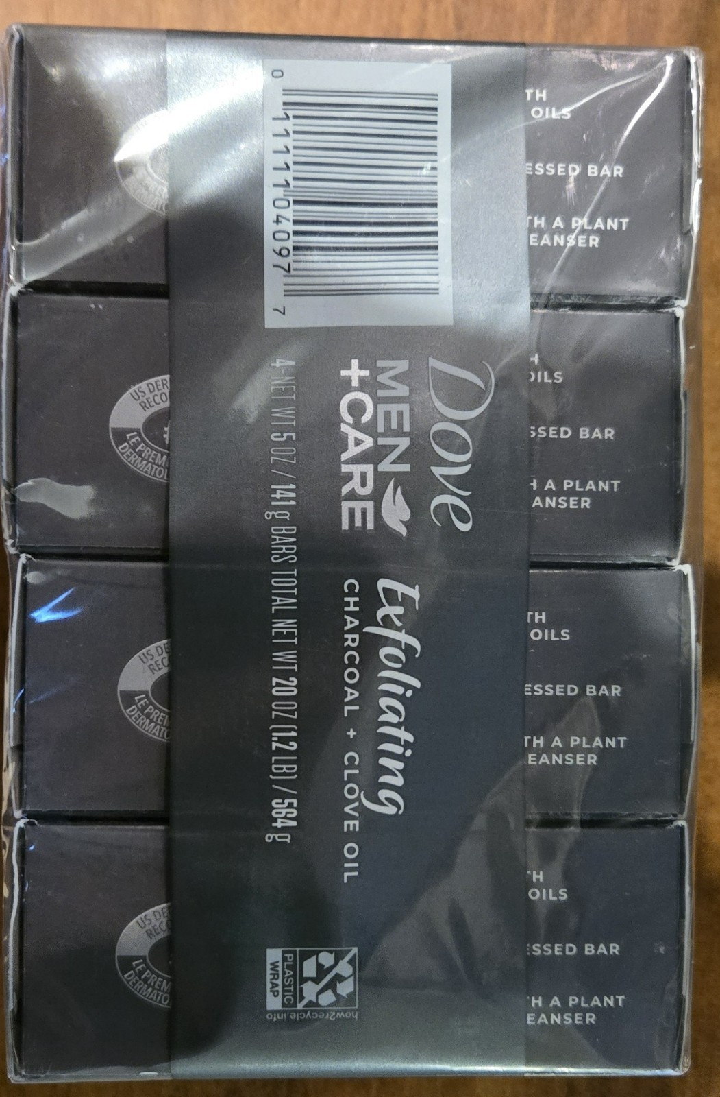 Dove Men Care Charcoal Clove Oil Cleansing Bar 4 Ounce Pack of 4×18 =72 bars