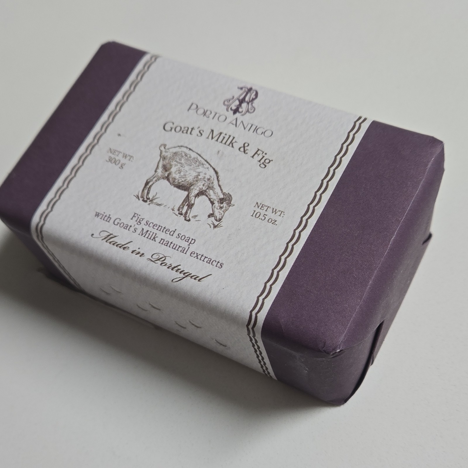 Porto Antigo Goat’s Milk Fig Aromatic Soap Bar 10.5oz All Natural Portugal