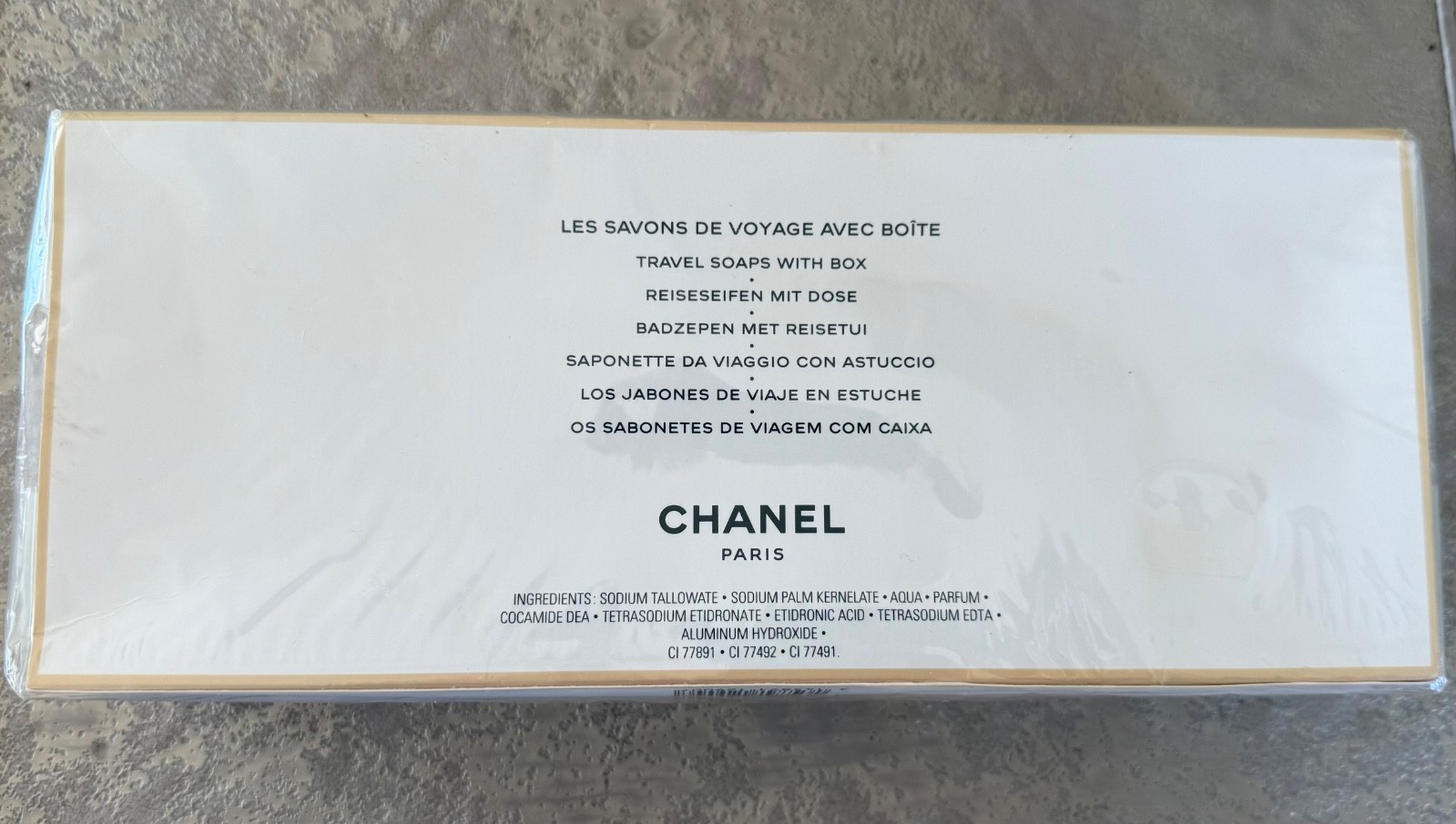 Chanel Allure Bath Soap 3 Bars Sealed Box BNIB FREE US S/H