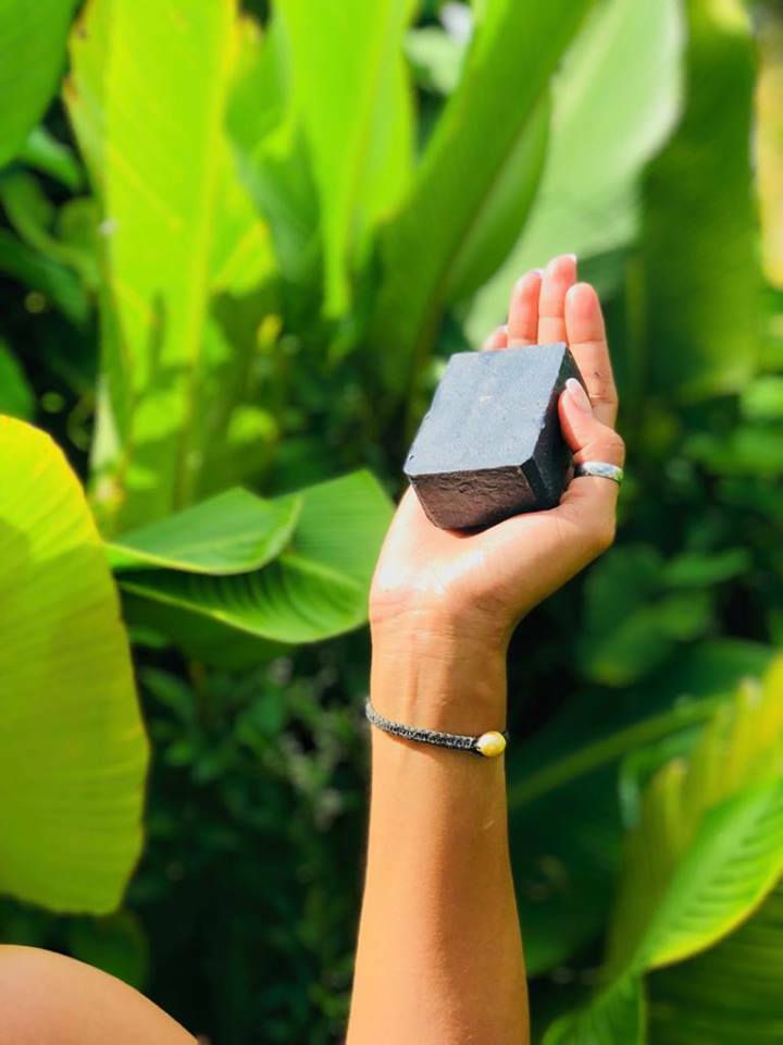 ACTIVATED CHARCOAL GRIT- Natural Handmade soap made with virgin coconut oil