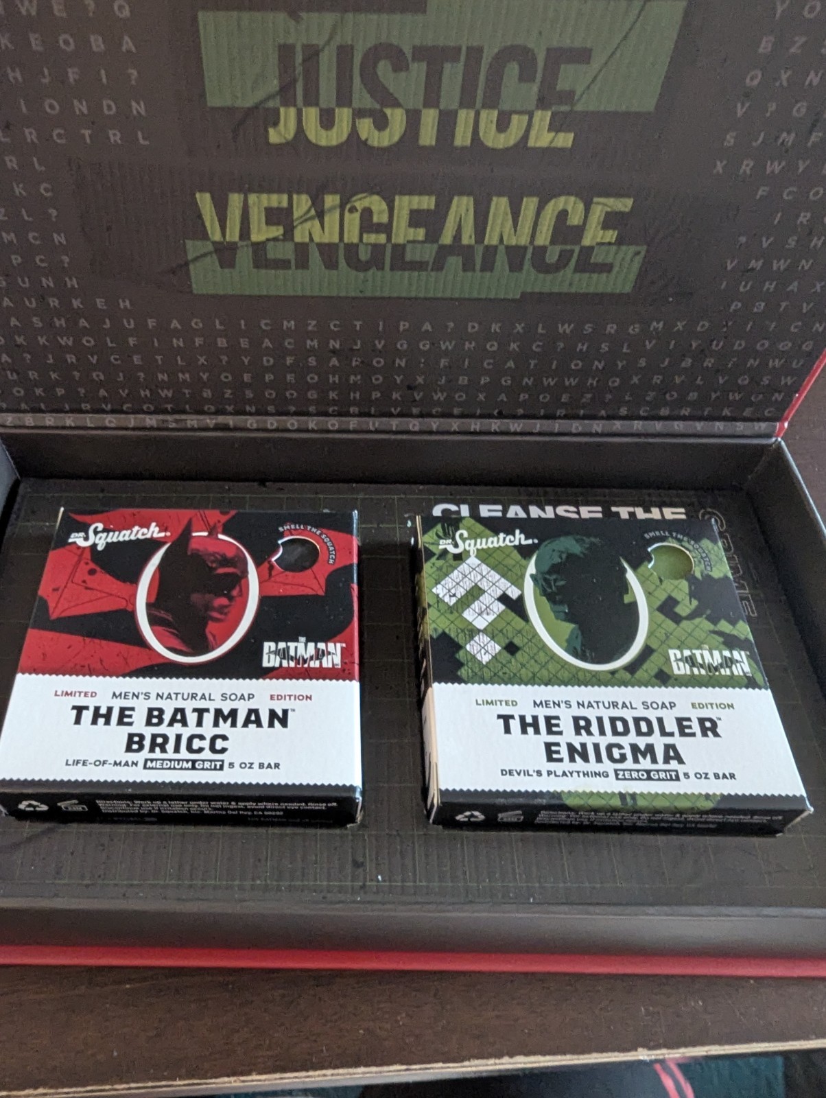 Dr.Squatch Star Wars Eposide 1, 2 and The Batman Collectors Edition with Box
