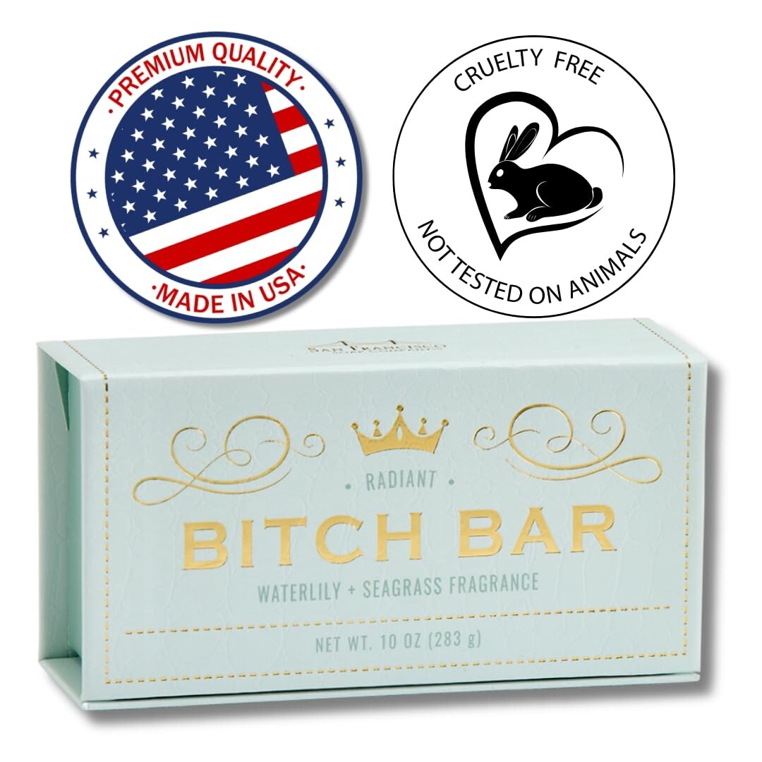 San Francisco Soap Company Btch Bars – 10oz -Waterlily & Seagrass