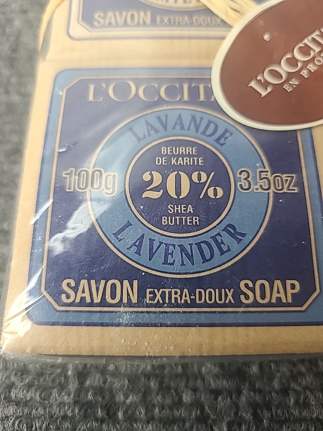 L’Occitane SAVON Extra Doux Assorted 100g Soaps 4 Pack. Sealed.