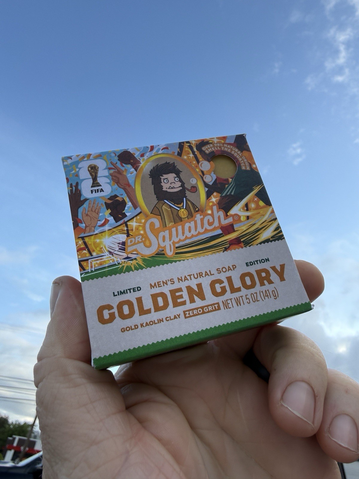 Dr. Squatch FIFA Golden Glory Limited Edition Men’s Natural Soap Lot Of 2 (5 oz)