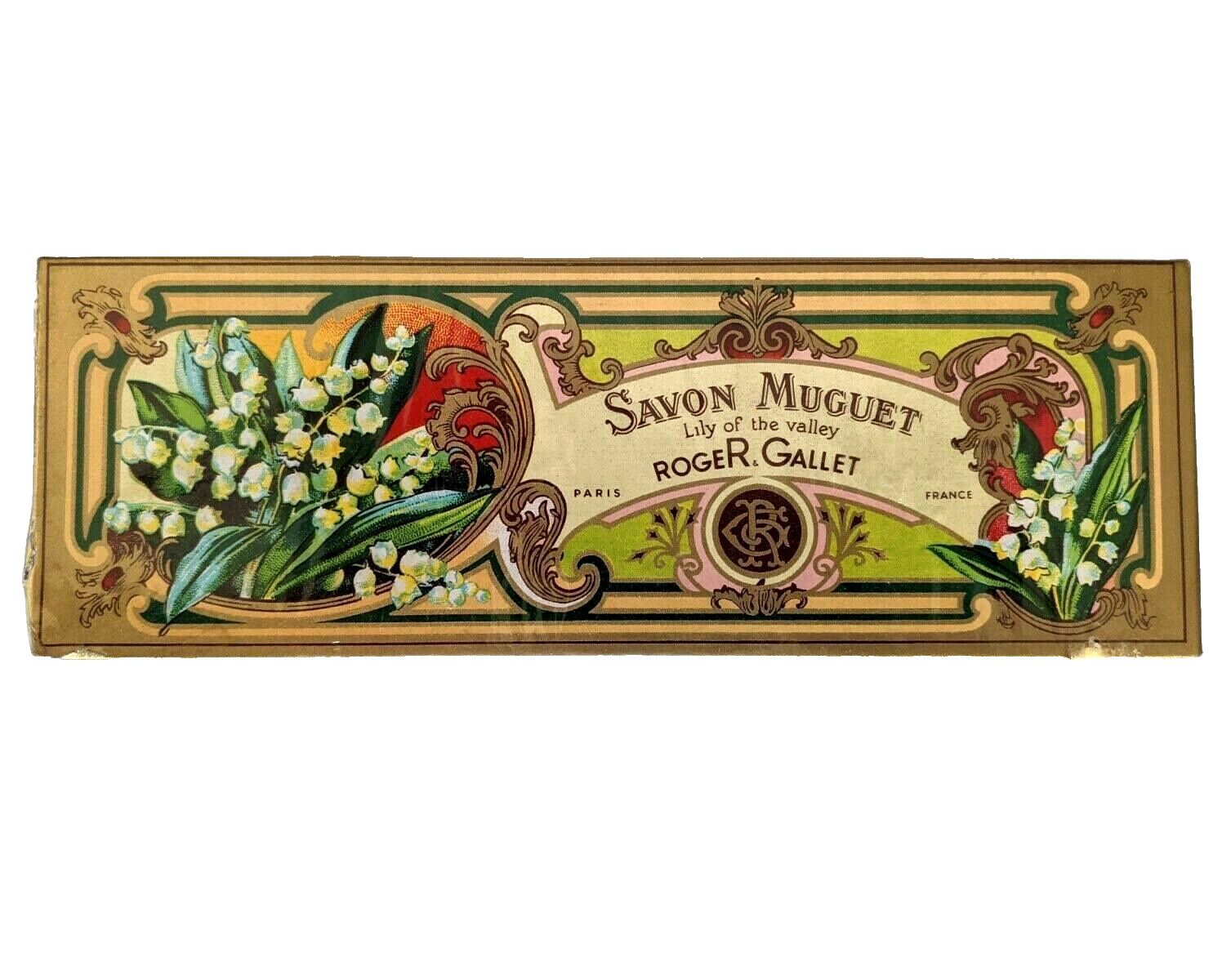 Vintage Roger & Gallet Perfumed Soaps Lily of the Valley Savon New Sealed France