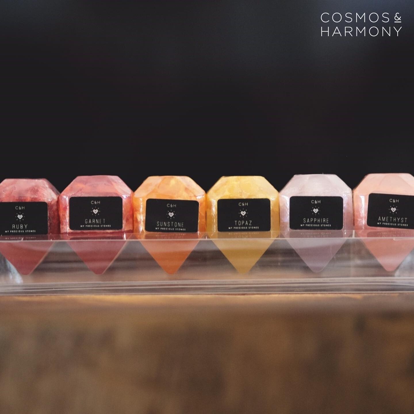 Cosmos & Harmony My Precious Stones Soap Collection Light Set 30g. x6 (180g.)