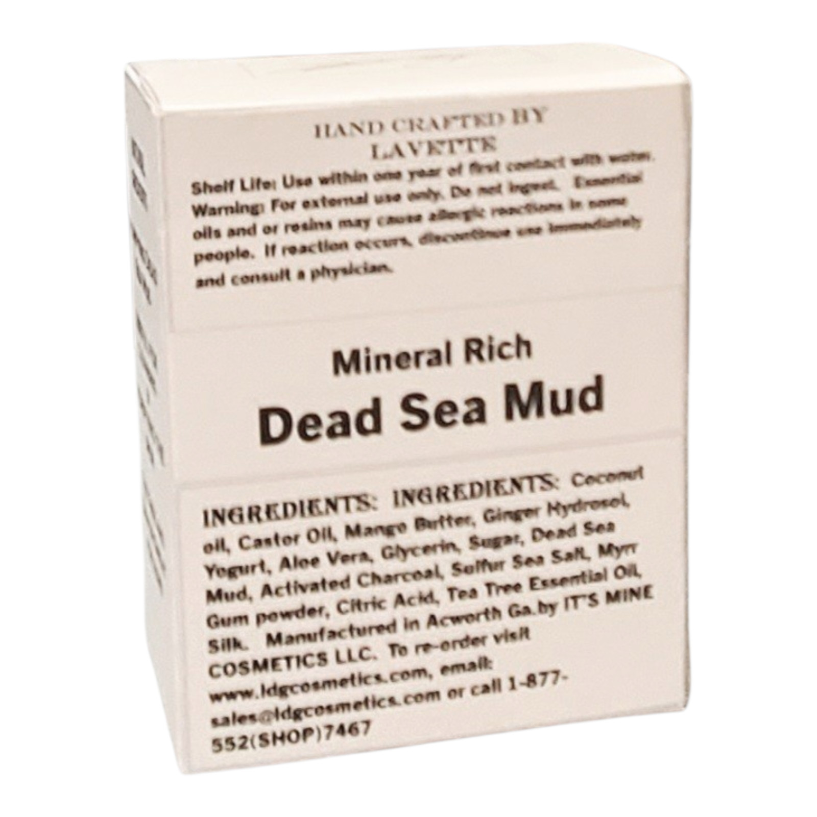 Dead Sea Mud and Sulfur Sea Salt Bar Soap