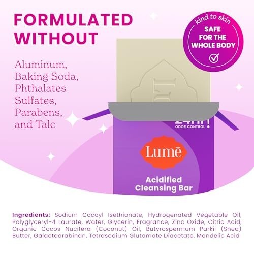 24-Hour Odor Control Body Cleansing Bar – Moisturizing, SLS & Paraben-Free – 5oz
