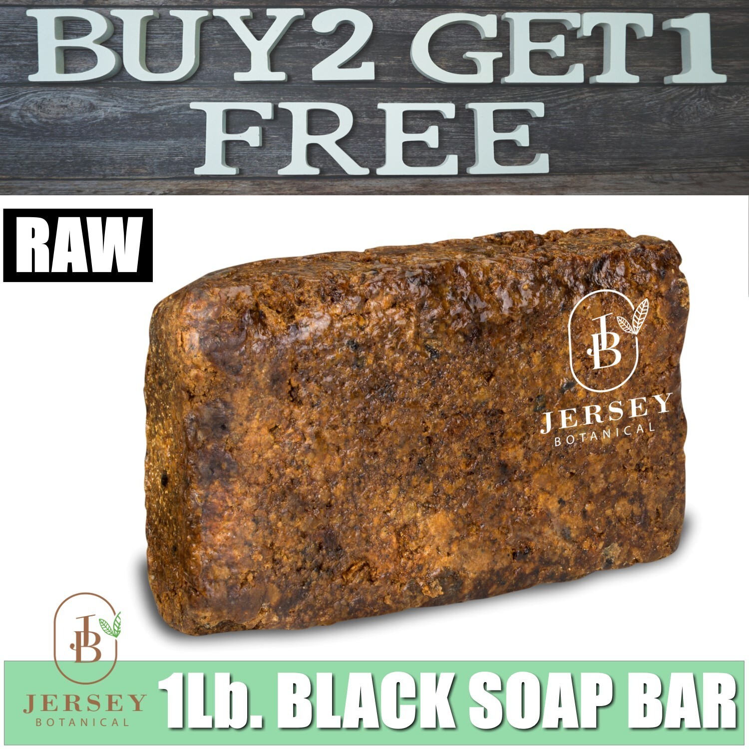 1 lb. African Black Soap Raw 100% Natural Organic Pure Unrefined Premium Quality
