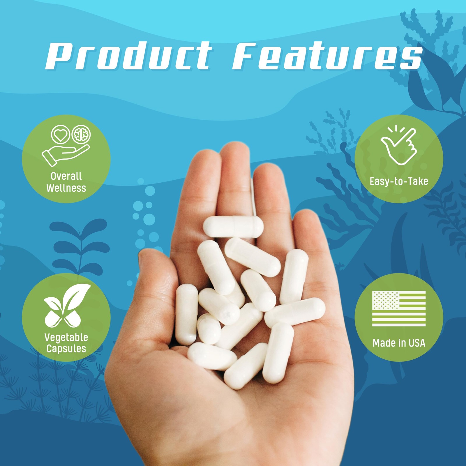 Daily Health, Coral Calcium Pure Okinawa – Marine-Grade 1 Count (Pack of 1)