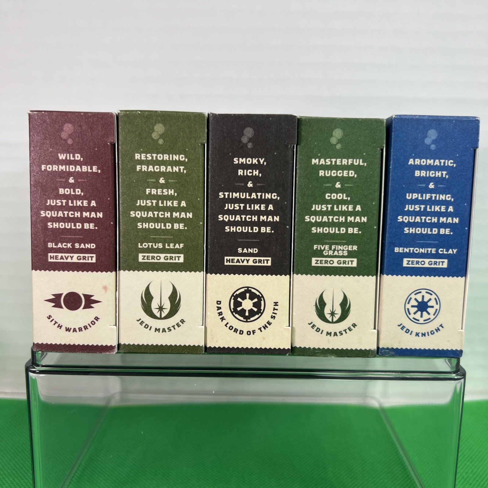 DR. Squatch Limited Edition Star Wars Soap, Zero & Heavy Grit (5Bars) 5 OZ Bars