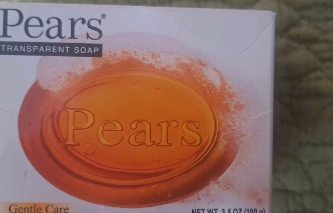 SET OF 4 Pears Transparent Glycerin Bar Soap 3.53 Oz Each ORANGE COLOR NEW