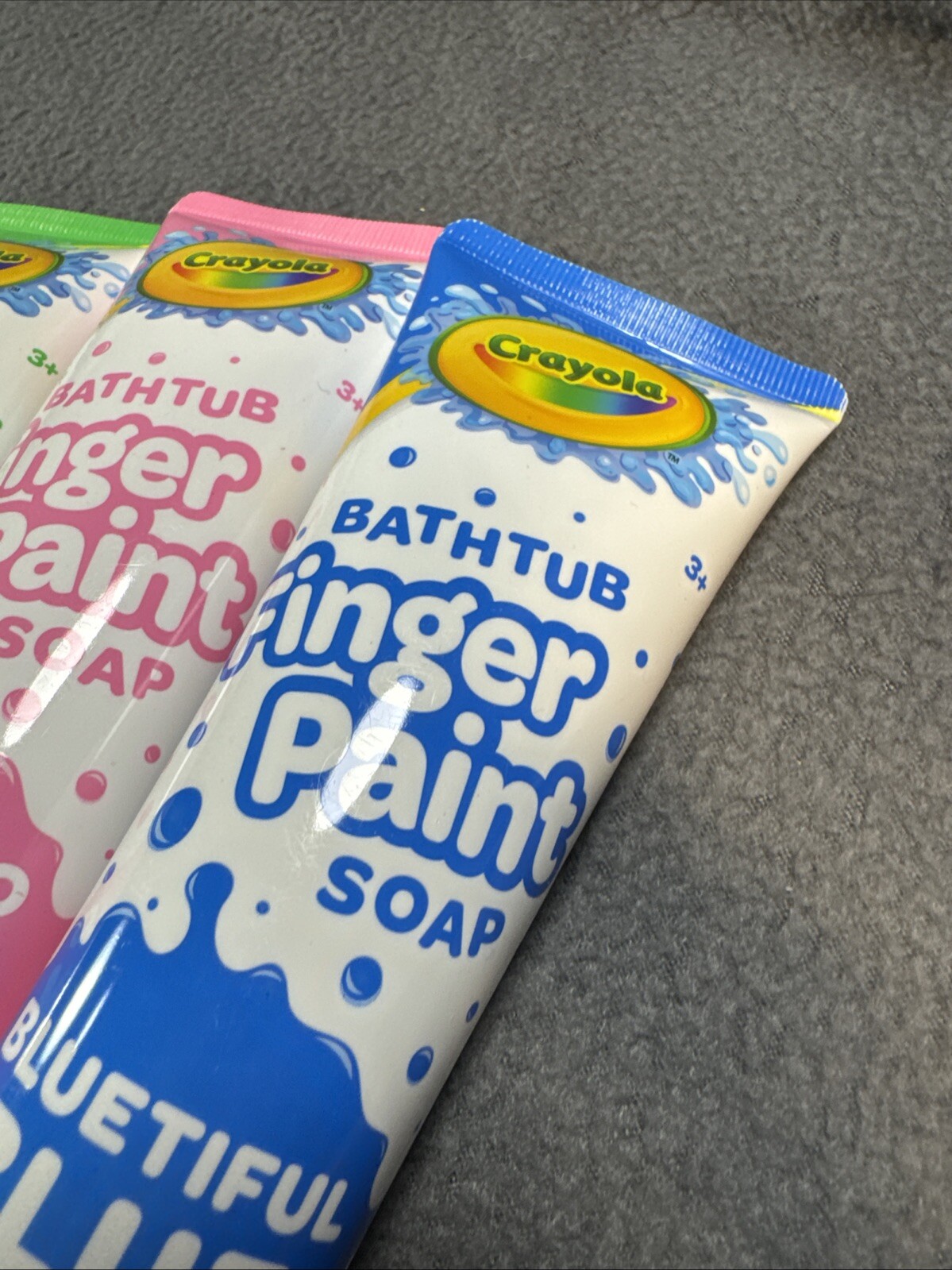 Crayola Bathtub Finger Paint Soap Green Blue Pink Non Toxic Paint Kids Lot Of 11
