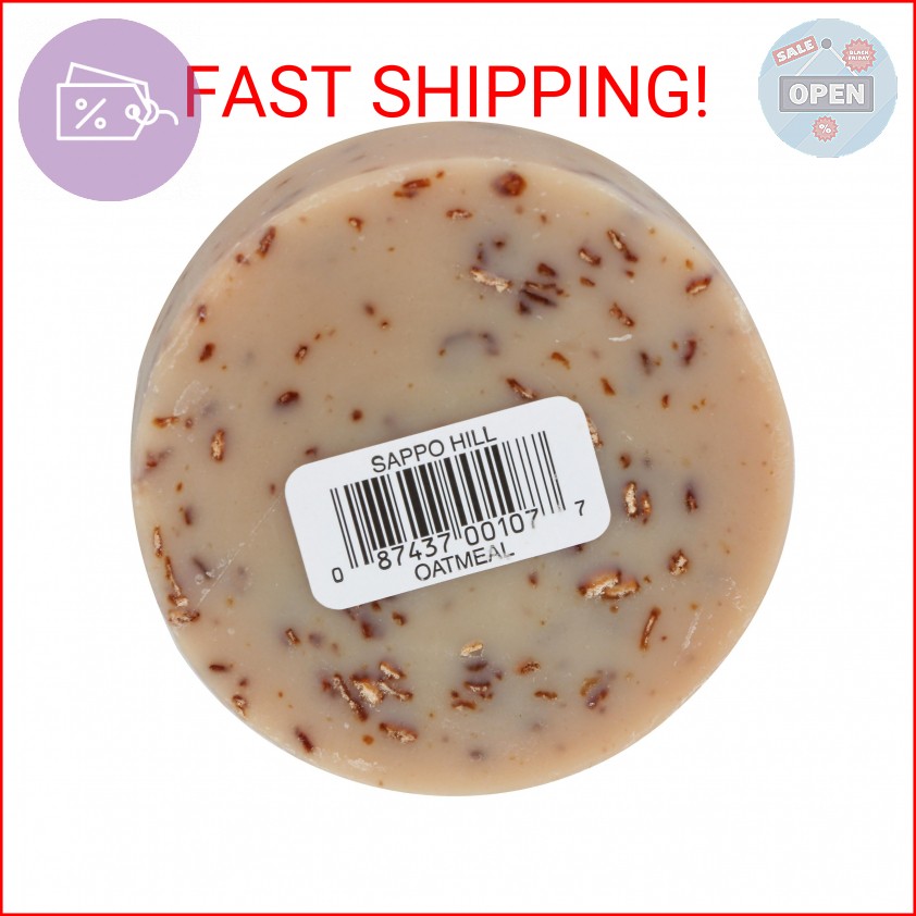 Sappo Hill Soap, Oatmeal Old Fashioned, 3.5 oz