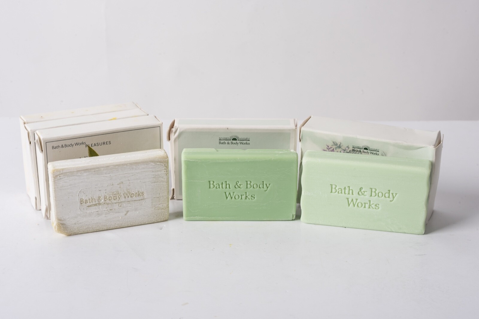 Lot 5 Bath & Body Works Soaps Cucumber Melon Citrus Basil Coconut Lime Verbena