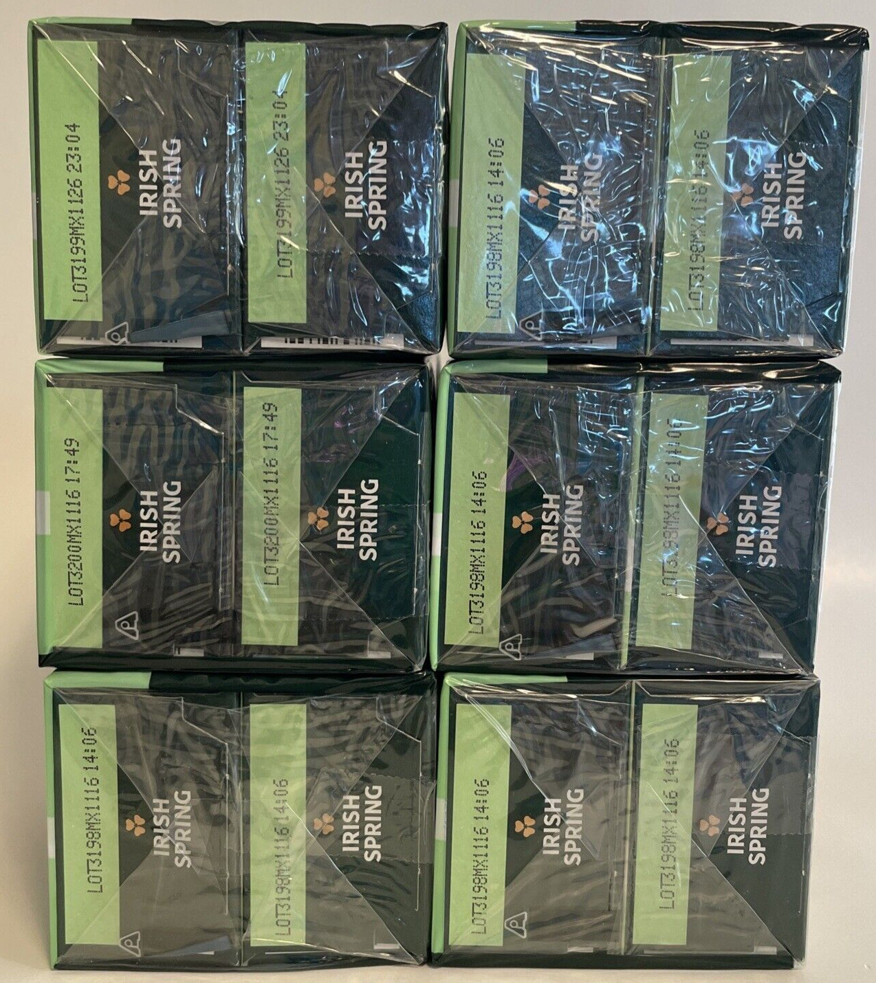 12 Irish Spring Classic Aloe Mist Bar Soap 3.2 oz (2-pk x 6)