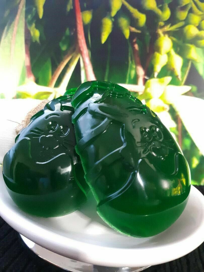 ANTIBACTERIAL, ANTIMICROBIAL EUCALYPTUS NATURAL SOAP 3.0 OZ LOT OF 2