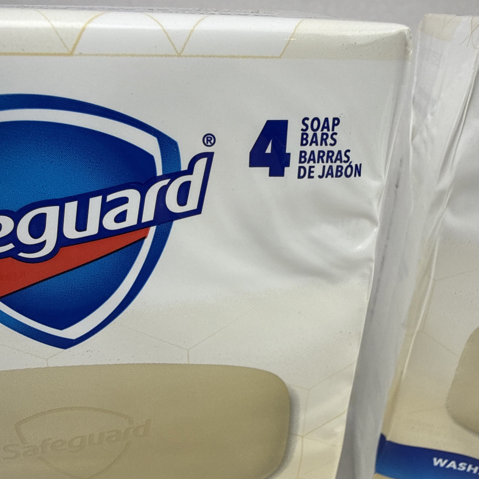 Lot Of 3 Packs-Safeguard Antibacterial Deodorant Bar Soaps Beige 4 Bars Per Pack