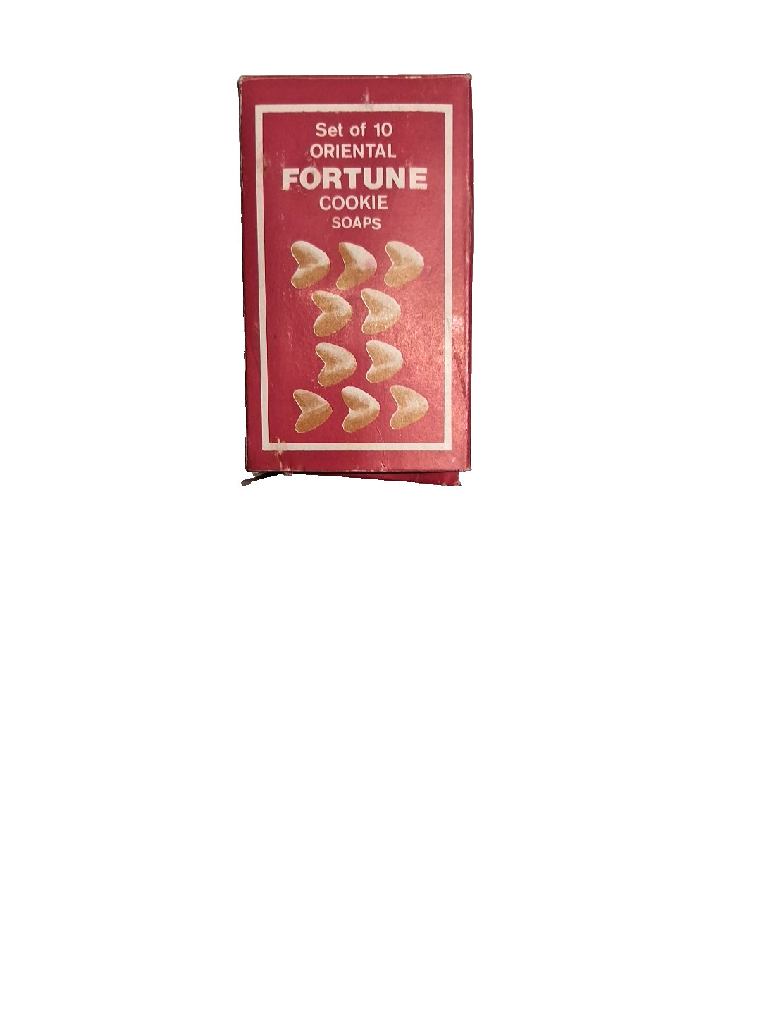 Oriental Fortune Cookie Soaps. Vintage Set Of 10 New Open Box.