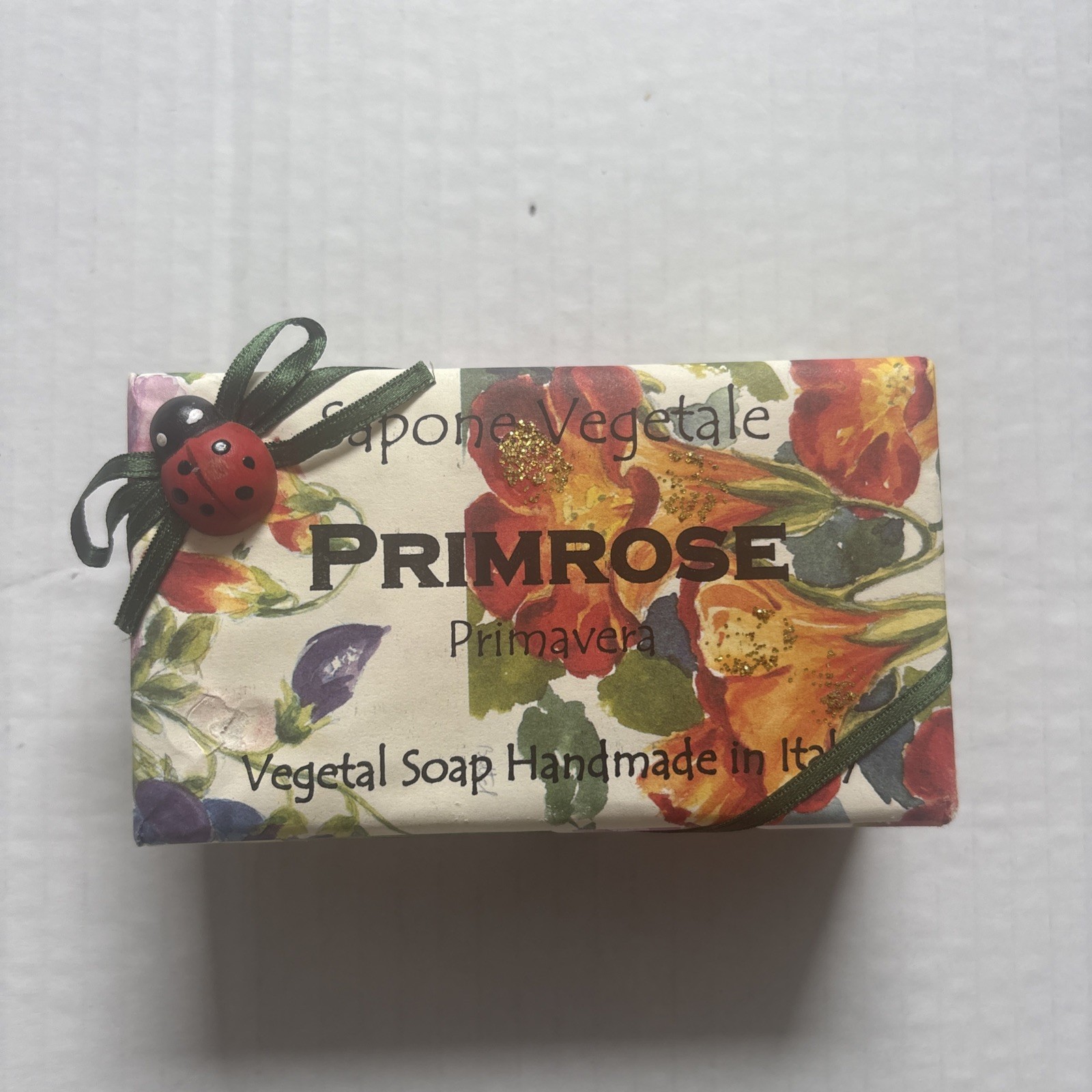 PRIMROSE Vegetable Soap Bar Sapone Vegetale Alchimia Handmade Italy 10.6 oz New