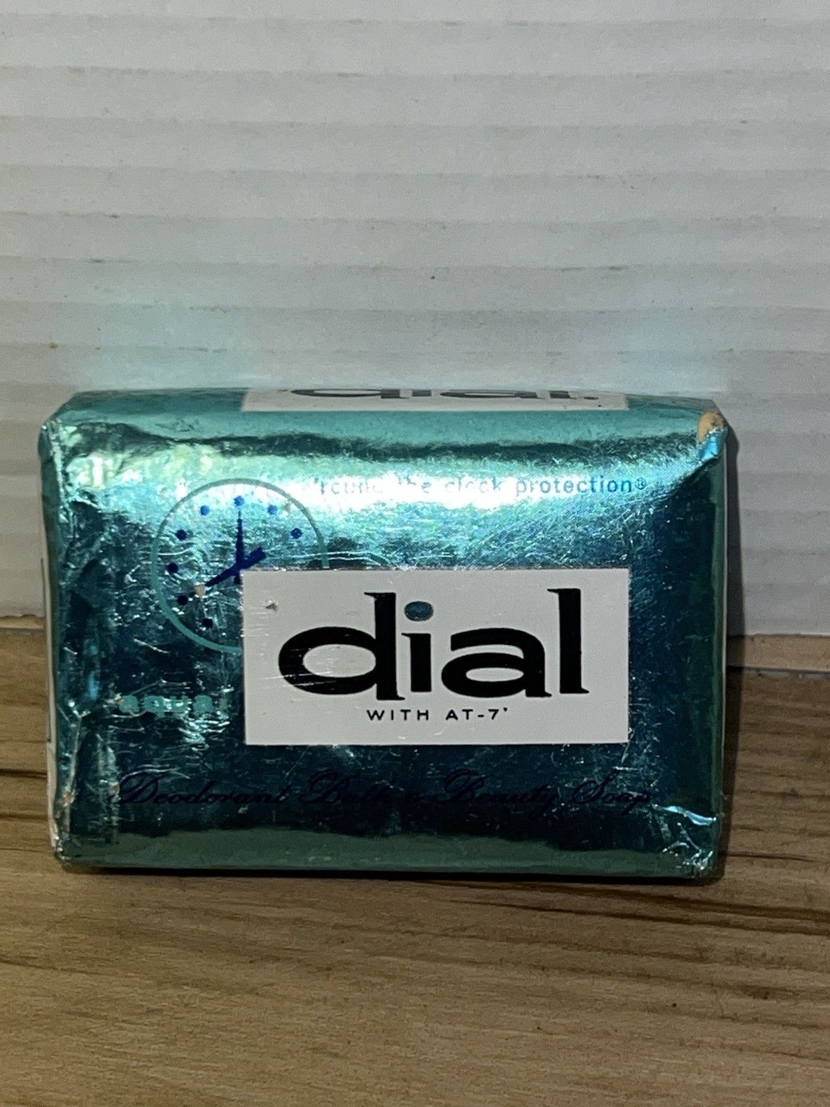 VTG Dial Deodorant Soap Aqua 4.7 oz Around The Clock Triclocarban LOT of 2