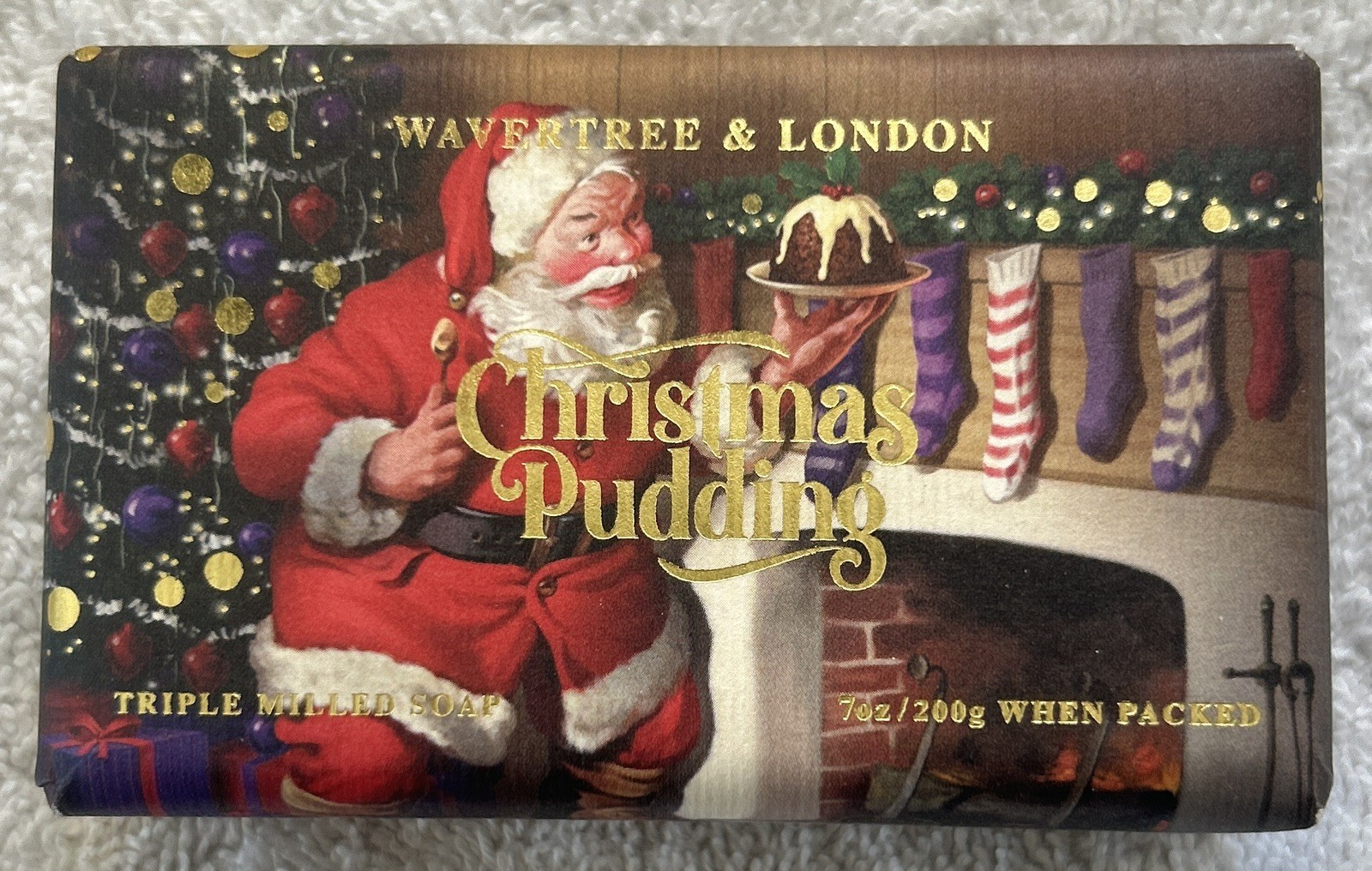 Wavertree & London Soap 200g ( 7 oz ) – Christmas Pudding | Australian Bar Soap