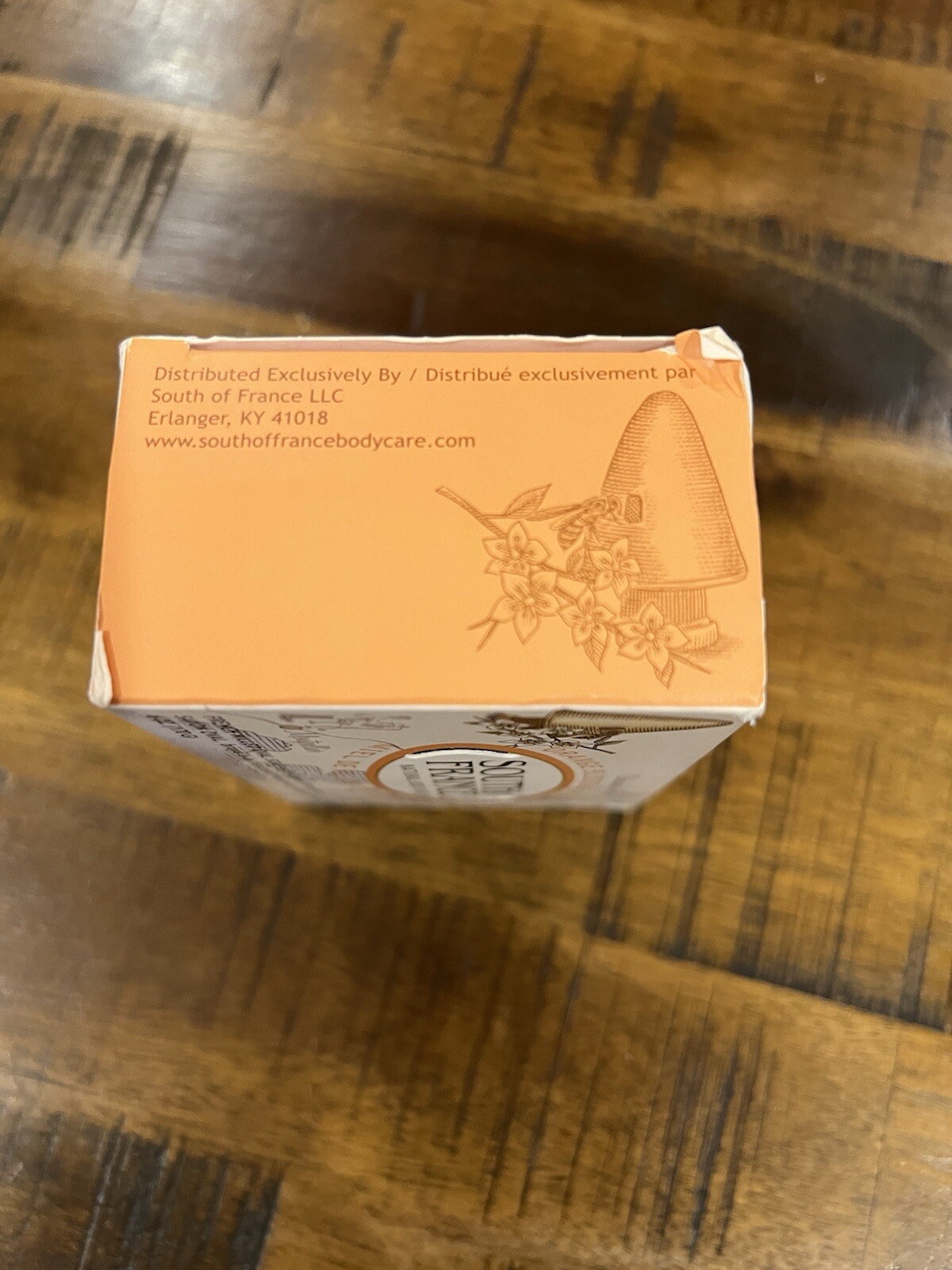 NIB South of France Natural Body Care Orange Blossom Honey Bar Soap 6oz