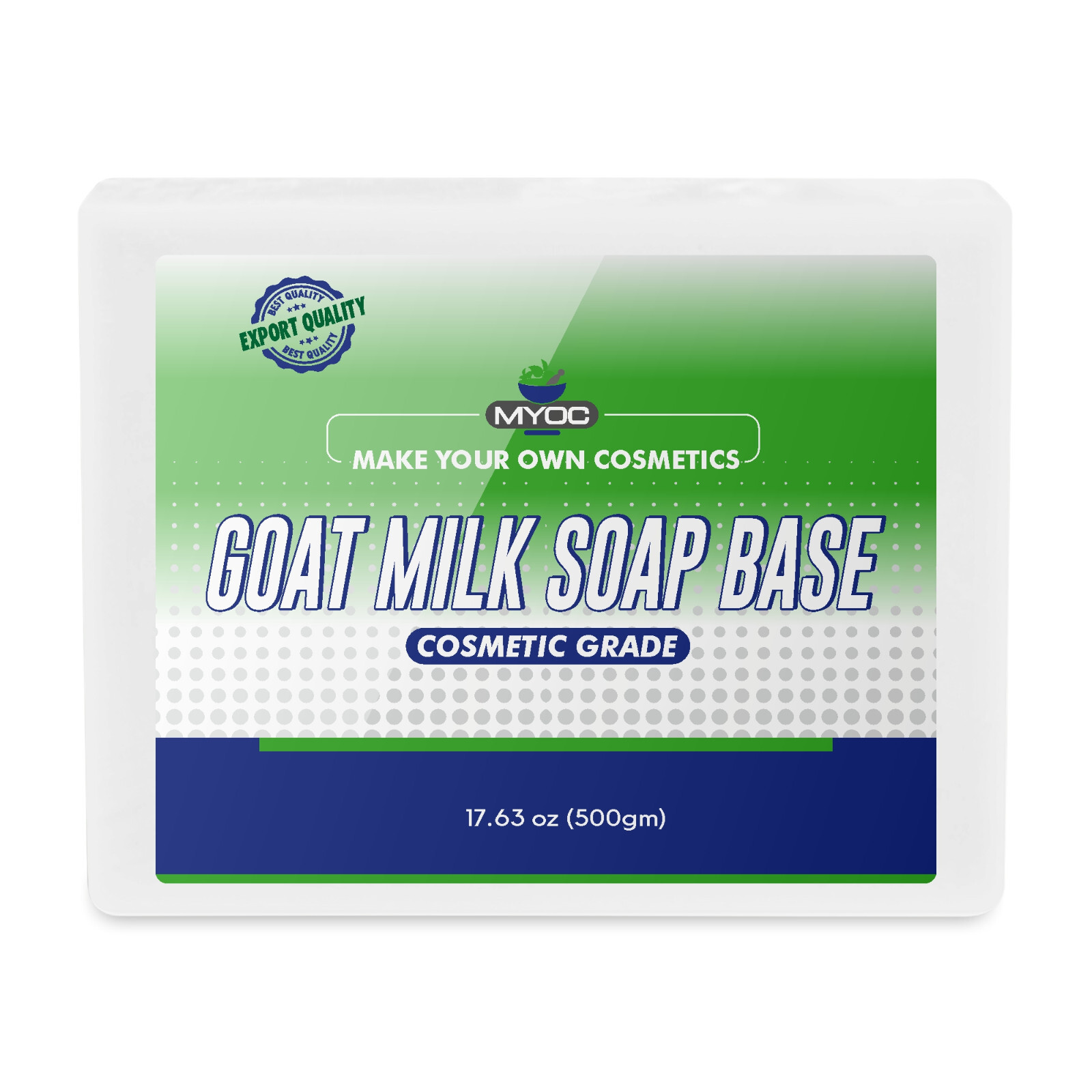 Goat Milk Melt & Pour Soap Base with Aloe Vera & Glycerine for DIY Soap Making